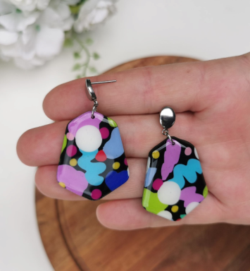 Cercei multicolori