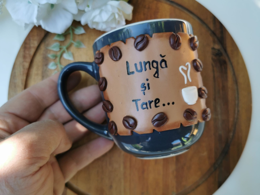 Cana cafea Lungă si Tare