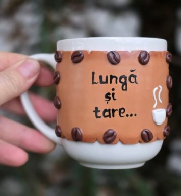 Cana cafea Lungă si Tare