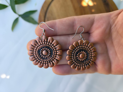 Cercei Mandala Bronz