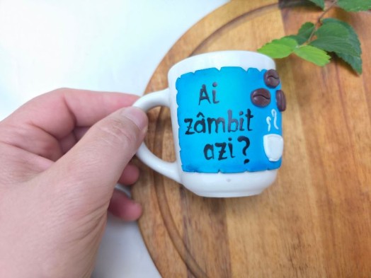 Cană mică de cafea – „Ai zâmbit azi?”