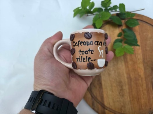 Cană mică ,,Cafeaua cea de toate zilele,,