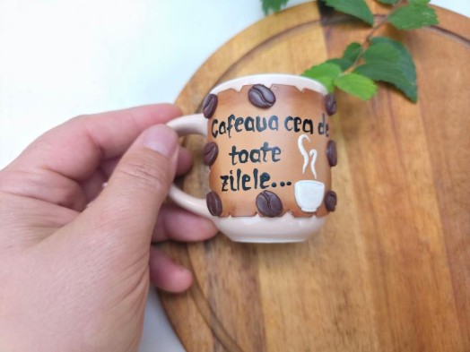 Cană mică ,,Cafeaua cea de toate zilele,,