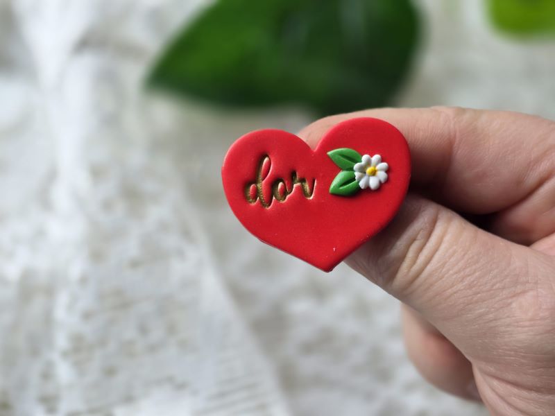 Broșă Mărtior cu mesaj - Dor