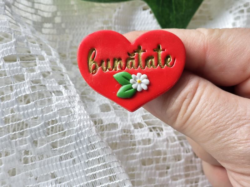 Broșă Mărtior cu mesaj - bunatate