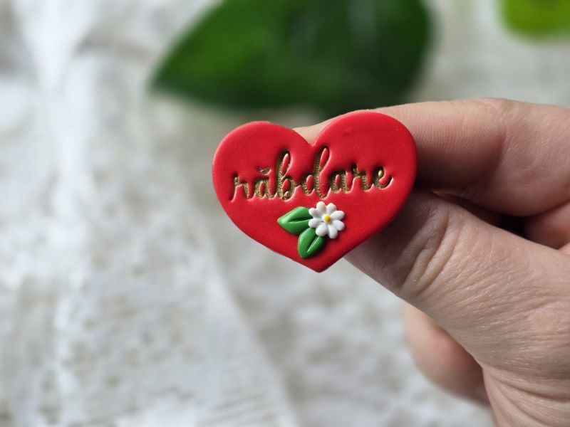 Brosa Martisor cu mesaj - Răbdare