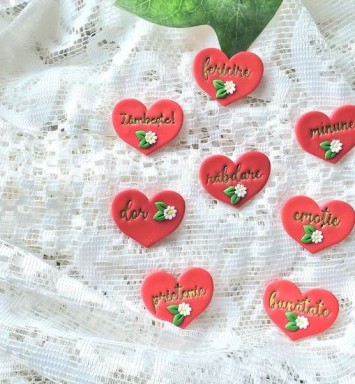 Broșă Mărțișor cu mesaj